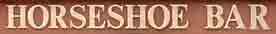 Horseshoe Bar sign